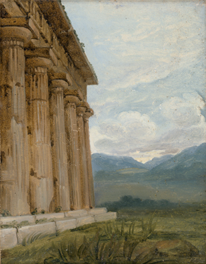 Lot 6070, Auction  128, Catel, Franz Ludwig, Tempel von Paestum mit Blick auf die Landschaft Kampaniens