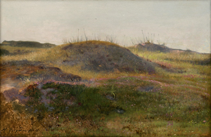 Lot 6081, Auction  128, Sigumfeldt, Hermann Carl, Hügelige Heidelandschaft