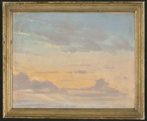Los 6088 - Deutsch - um 1840. Wolkenstudie am späten Nachmittag. - 1 - thumb