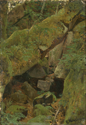 Lot 6092, Auction  128, Weichberger, Eduard, Bemooste Steine im Harz