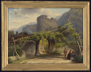 Los 6107 - Mayer, Friedrich - Am Weg zu Schloss Runkelstein bei Bozen - 1 - thumb