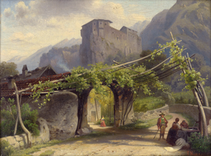 Lot 6107, Auction  128, Mayer, Friedrich, Am Weg zu Schloss Runkelstein bei Bozen