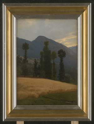 Los 6113 - Schuster, Rudolf Heinrich - Böhmische Landschaft bei Sebuzin - 1 - thumb