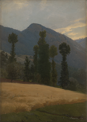 Lot 6113, Auction  128, Schuster, Rudolf Heinrich, Böhmische Landschaft bei Sebuzin