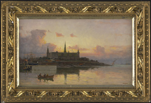 Los 6132 - Enfield, Henry - Sonnenuntergang bei Schloss Kronborg auf der Insel Seeland in Dänemark - 1 - thumb