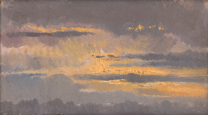 Lot 6141, Auction  128, Deutsch, um 1880. Wolkenstudie