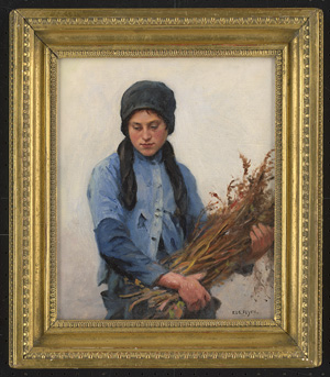Los 6144 - Feyen, Eugène - Junge Reisigsammlerin - 1 - thumb