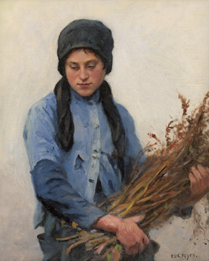 Lot 6144, Auction  128, Feyen, Eugène, Junge Reisigsammlerin