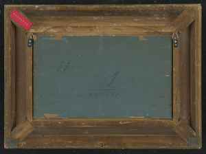 Los 6159 - Dücker, Eugène Gustav - Boddenlandschaft mit Fischerkaten - 2 - thumb