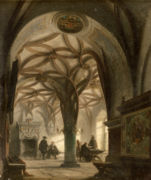 Lot 6170, Auction  128, Graeb, Carl, Blick in die Erasmuskapelle im Berliner Schloss