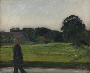 Lot 6178, Auction  128, Skarbina, Franz, Abendstimmung über den Wiesen