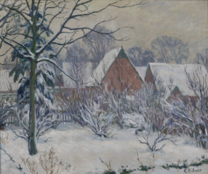 Lot 6179, Auction  128, Eitner, Ernst, Tief verschneit (Hummelsbüttel)
