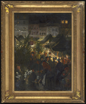 Los 6180 - Schöbel, Georg - Abendstimmung am Berliner Weihnachtsmarkt - 1 - thumb
