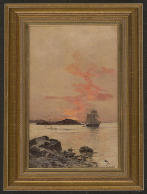 Los 6185 - Moras, Walter - Abendstimmung an der norwegischen Küste - 1 - thumb