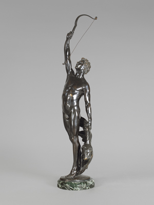 Lot 6188, Auction  128, Uphues, Joseph Johann Ludwig, Adlerjäger (Junger Bogenschütze mit erlegtem Adler)