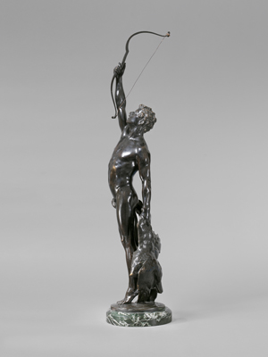 Los 6188 - Uphues, Joseph Johann Ludwig - Adlerjäger (Junger Bogenschütze mit erlegtem Adler) - 1 - thumb