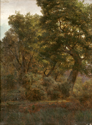 Lot 6192, Auction  128, Cabat, Louis-Nicolas, Waldpartie mit großen Eichen