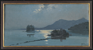 Los 6195 - Pierris, Markos - Das Kloster Vlacherna auf der Insel Pontikonisi bei Korfu im Mondlicht - 1 - thumb