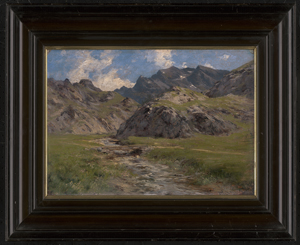 Los 6199 - Bertin, Alexandre Charles - "Une source dan les Alpes": Quelle in den Alpen - 1 - thumb