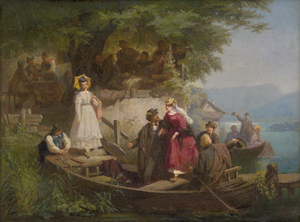 Lot 6203, Auction  128, Sperl, Johann, "Motiv am Starnberger See" (Kleine Bootspartie auf dem Starnberger See)