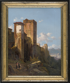 Lot 6207, Auction  128, Englisch, um 1860. Die Alhambra in Granada mit dem Comares-Turm