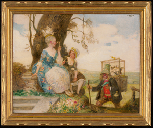 Los 6214 - Veith, Eduard - Der Vogelhändler im Park - 1 - thumb