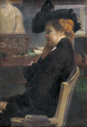Lot 6220, Auction  128, Friedrich, Otto, Dame in Schwarz