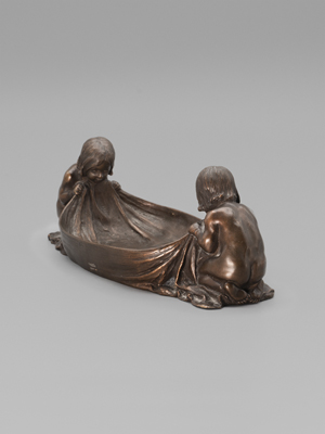 Los 6229 - Gurschner, Gustav - Schale mit zwei Putti - 1 - thumb