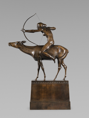 Lot 6230, Auction  128, Wrba, Georg, Diana auf der Hirschkuh