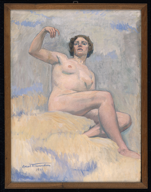 Los 6234 - Maennchen, Albert - Weibliche Allegorie, auf Wolken thronend - 1 - thumb