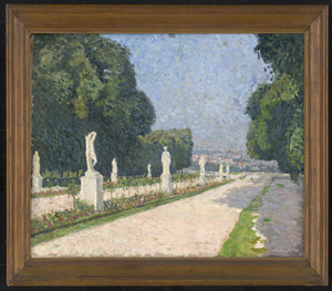 Los 6244 - Weber, Evarist Adam - Pariser Parklandschaft, womöglich Saint-Cloud - 1 - thumb