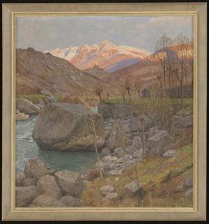 Los 6246 - Lietzmann, Hans - Frühlingsabend im Sarcatal bei Castel Drena am Gardasee - 1 - thumb