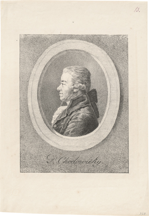 Lot 6507, Auction  128, Klotz, Simon Petrus, Bildnis Daniel Chodowiecki im Profil