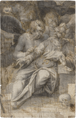 Lot 6563, Auction  128, Deutsch, Ende 16. Jh. Die Versuchung des hl. Antonius