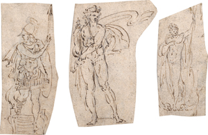 Lot 6582, Auction  128, Italienisch, 16. Jh. Drei antike Götter