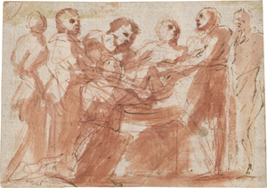 Lot 6595, Auction  128, Italienisch, Spätes 17. Jh. Josef wird von seinen Brüdern in den Brunnen geworfen