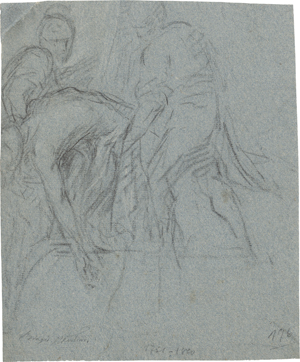 Lot 6601, Auction  128, Martini, Biagio, Entwurf für eine Kreuzabnahme