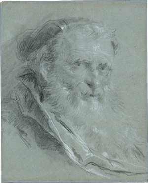 Lot 6606, Auction  128, Tiepolo, Giovanni Battista, Kopf eines bärtigen Mannes