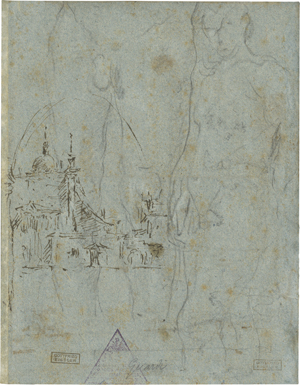 Los 6611 - Guardi, Francesco - Blick durch den Arkadengang von Palazzo Ducale in Venedig - 1 - thumb