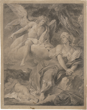 Lot 6644, Auction  128, Böhm, Johann, Der Engel erscheint der Hagar in der Wüste