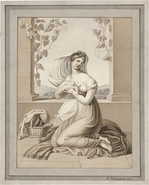 Lot 6646, Auction  128, Autenrieth, Ludwig Friedrich, Armes Täubchen (Junge Frau, den Tod einer Taube betrauernd)