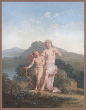 Lot 6658, Auction  128, Maestri, Michelangelo, Venus und Amor in einer Landschaft