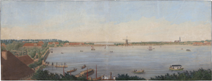 Lot 6753, Auction  128, Suhr, Peter - nach, Jungfernstieg in Hamburg: Blick über die Binnenalster nach Norden