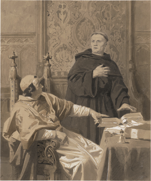 Lot 6764, Auction  128, Werner, Anton von, Luther vor Cajetan