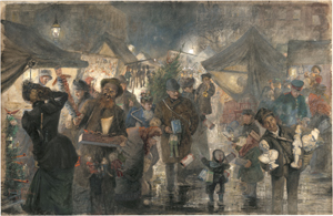 Lot 6783, Auction  128, Schöbel, Georg, Auf dem Berliner Weihnachtsmarkt
