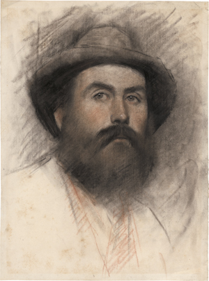 Lot 6785, Auction  128, Russisch, um 1870. Porträt wohl des Malers Iwan Iwanowitsch Schischkin 