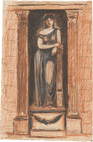 Lot 6796, Auction  128, Tuaillon, Louis, Iphigenie, stehend in einer Nische