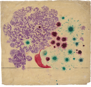 Lot 6800, Auction  128, Pirchan, Emil, Komposition in Mauve, Malachitgrün und Rot