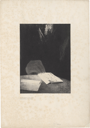 Lot 7002, Auction  128, Redon, Odilon, Selon toute apparence, c'était une main de chair et de sang comme la mienne