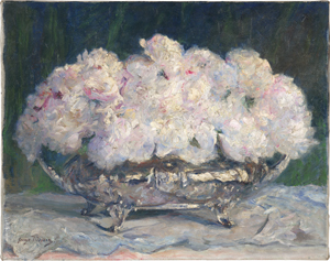 Lot 7003, Auction  128, Mosson, George, Silberschale mit Pfingstrosen